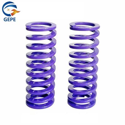 GEPE 55CrSi Purple Coil Compression Springs, υψηλής αντοχής επίπεδη ορθογώνια ελατήρια